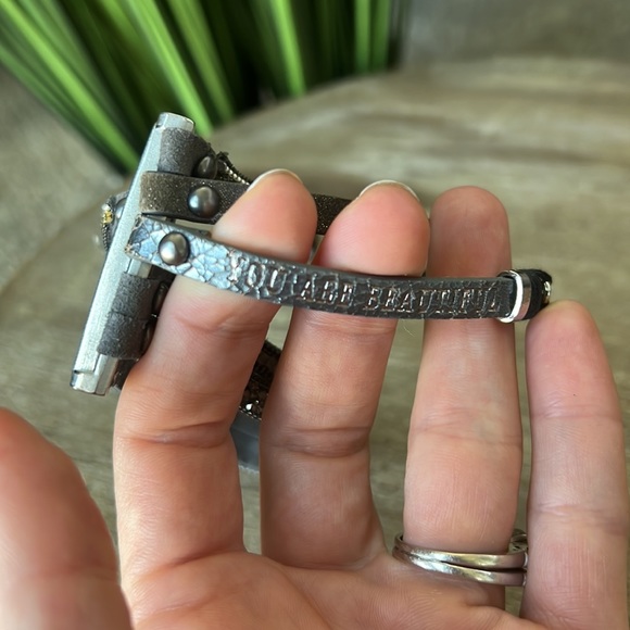 “You can accomplish anything” and “You are Blessed and beautiful” stack bracelet - Picture 6 of 6